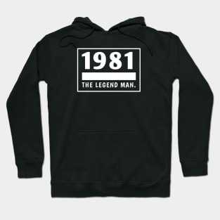 1981 birthday Hoodie